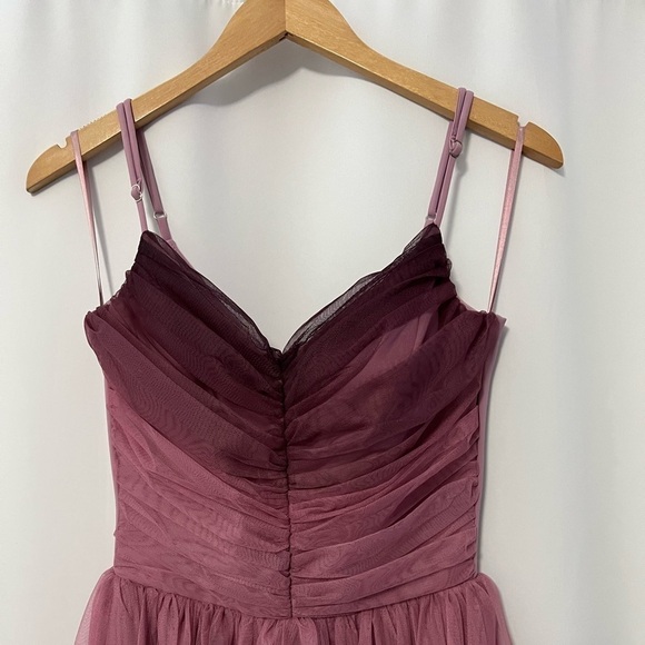 Chiara Boni Vogue Ombre Spaghetti-Strap Tulle Bustier Gown Size 4 NWT - Picture 4 of 10